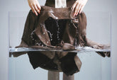 Wool jacket soaked in water